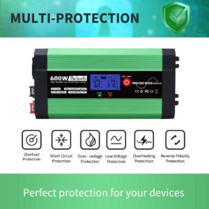 beleeb 600W power inverter - multiple protection elements