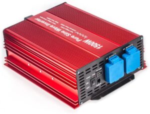 Fit4Less 1500W Pure Sine Wave Inverter - dual usb - remote control