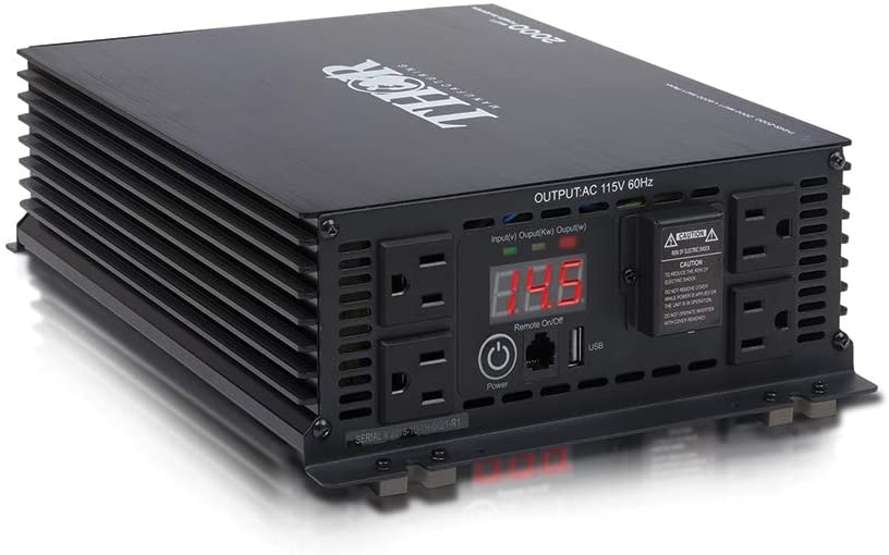 THOR MANUFACTURING 2000Watt Modified SINE Wave Power Inverter with USB