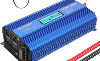 pure sine wave 12v inverter reviews 2000 watts VoltWorks