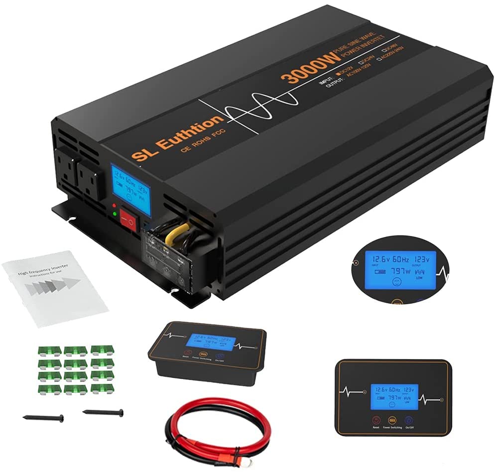 solid 3000w inverter reviews - SL Euthtion 3000W Pure Sine Wave Power Inverter