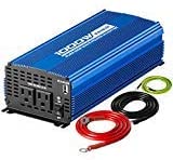 Kinverch 1000W Pure Sine Wave Inverter DC 12V to AC 110 V Car Power Inverter with Dual AC Outlets & 2A USB Ports