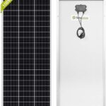 Newpowa 100 Watts Monocrystalline 100W 12V Solar Panel