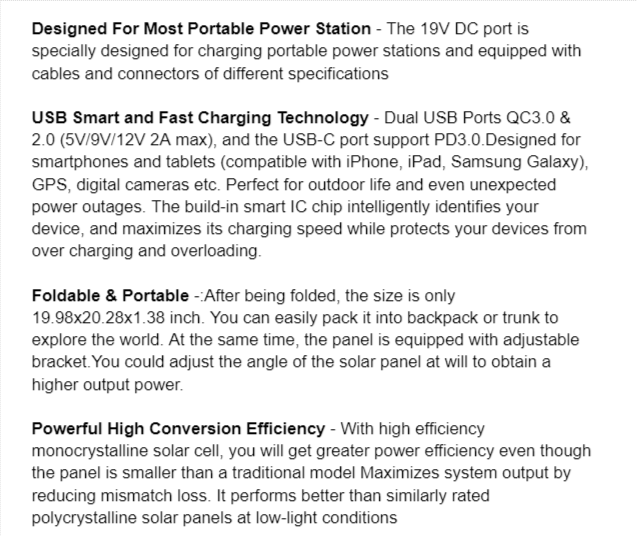 Product Description on Topsolar Panel