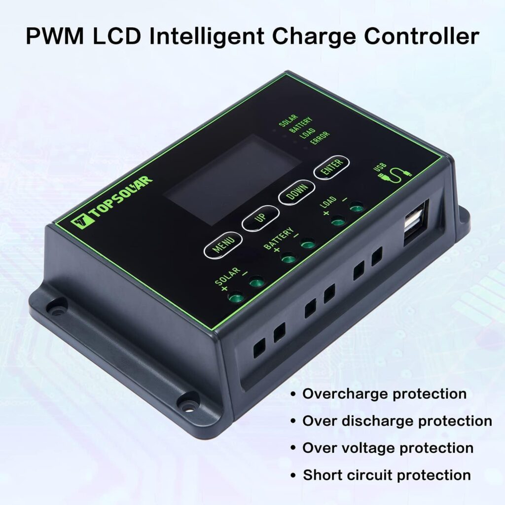 PWM LCD Charge Controller