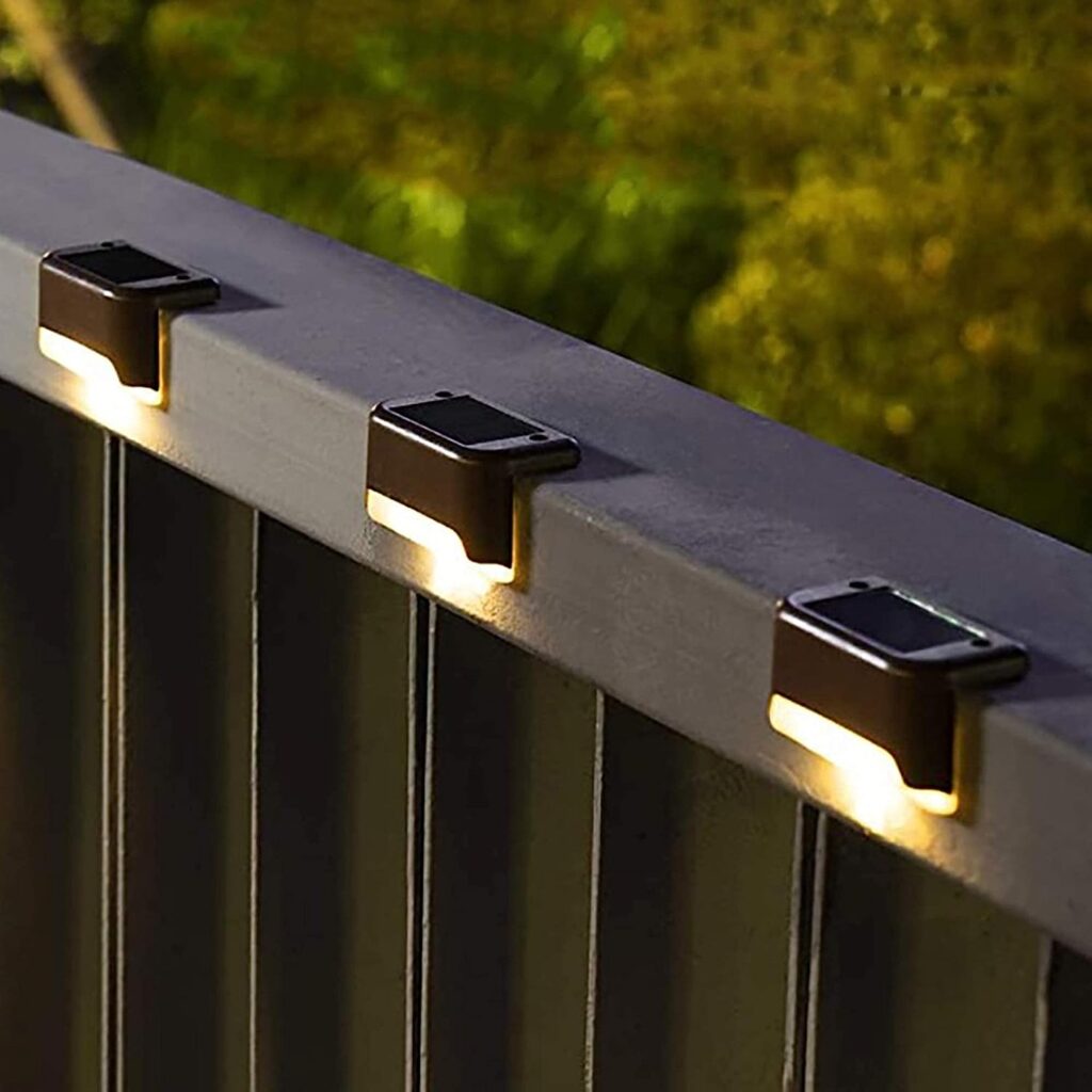 SOLPEX Solar Deck Lights Outdoor 16 Pack, Solar Step Lights Waterproof Led Solar lights for Outdoor Stairs