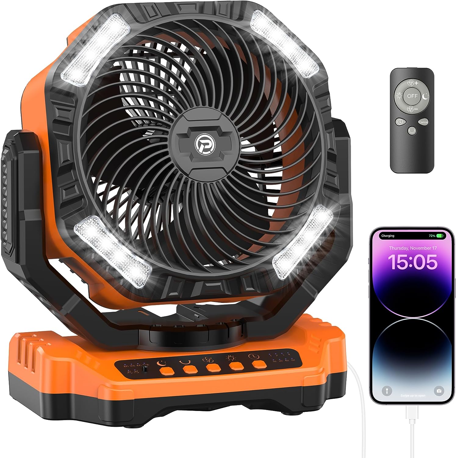 KITWLEMEN Rechargeable Camping Fan Review