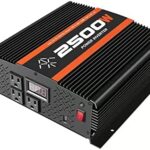 TVNIKD 2500 Watt Inverter Truck Inverter car Inverter 12V to 110V Power Inverter for Vehicles Truck semi Truck Solar Panel Converter
