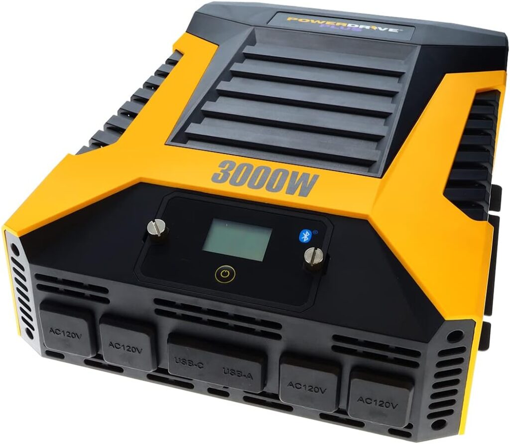 PowerDrive PWD3000P 3000 Watt Power Inverter with Bluetooth Technology