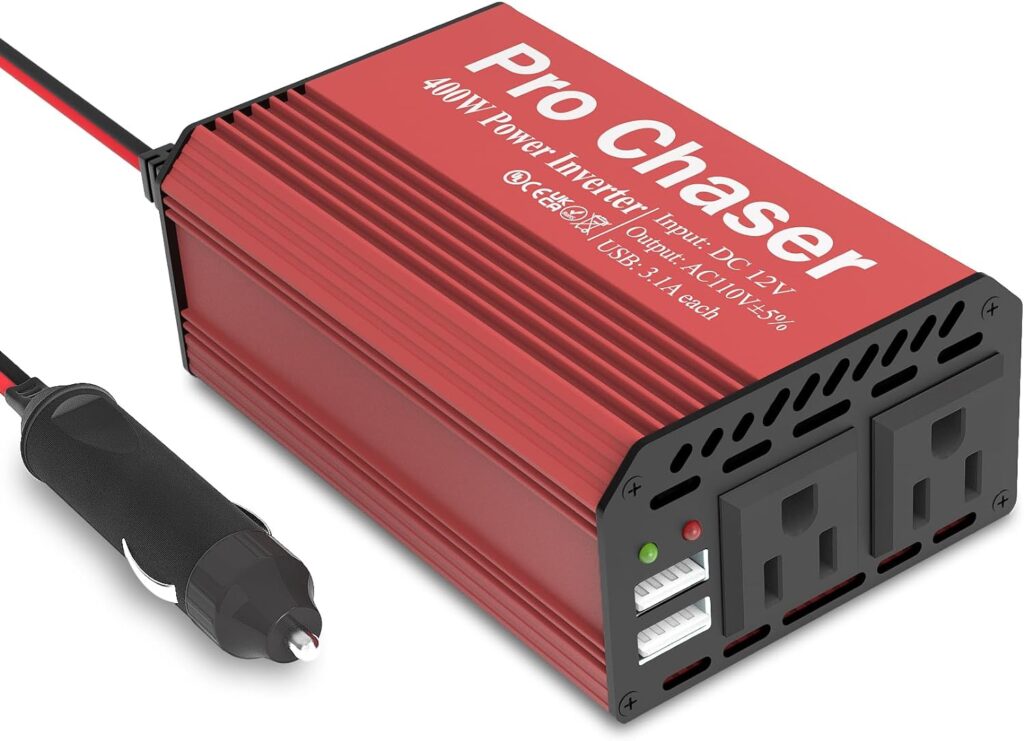 Pro Chaser 400W Power Inverter