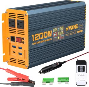 MWXNE 1200 Watt Pure Sine Wave Power Inverter