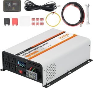 OUBOTEK 2000W Pure Sine Wave Inverter