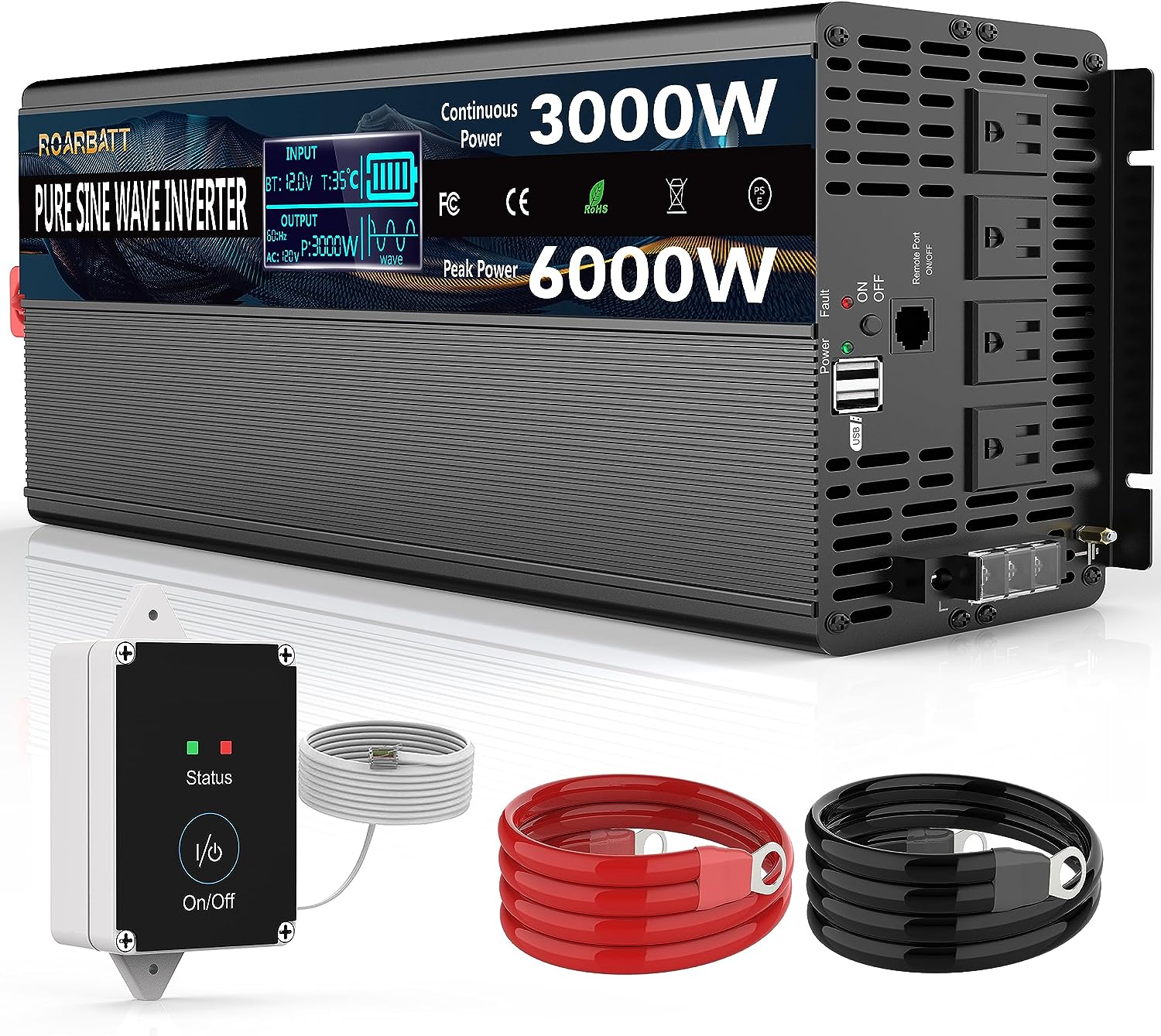 ROARBATT 3000W Pure Sine Wave Inverter Review