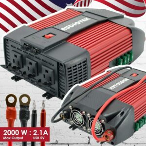 Audiotek 2000W Watt Power Inverter