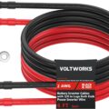 VOLTWORKS 2 AWG Gauge Battery Inverter Cable