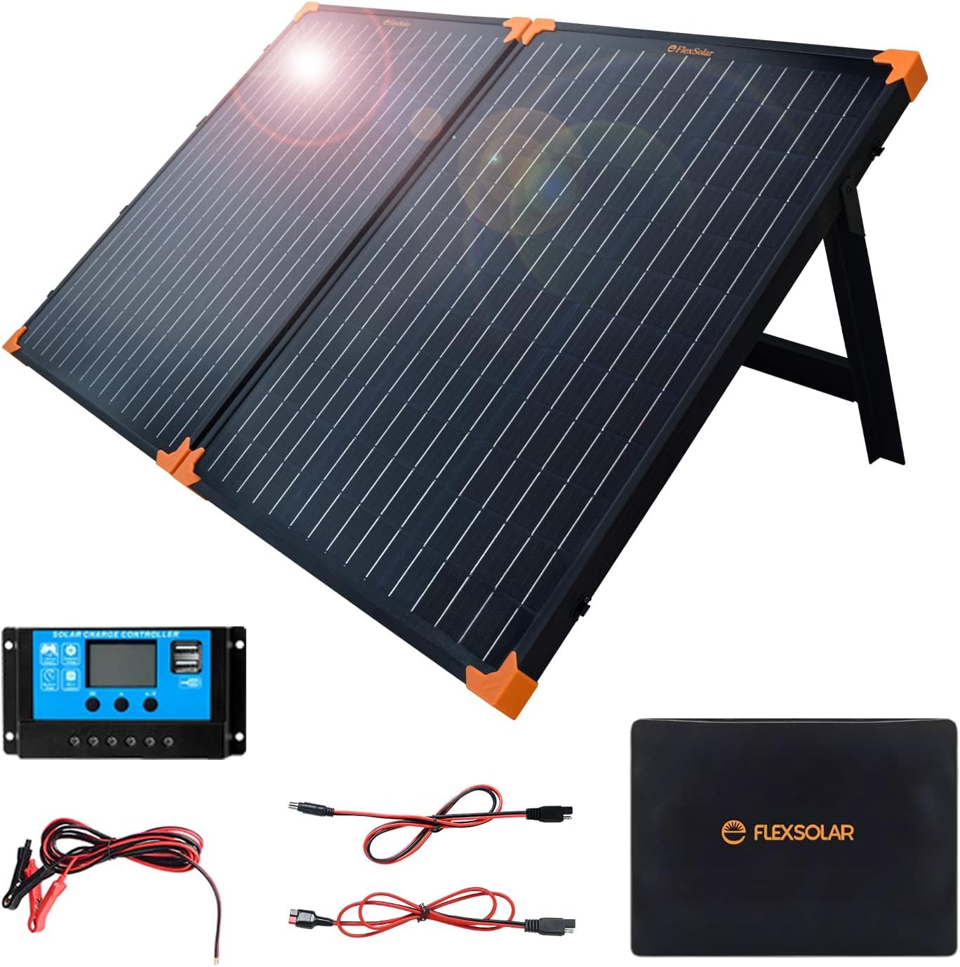 200W Solar Panel Charger with 20A PWM Charger Controller review